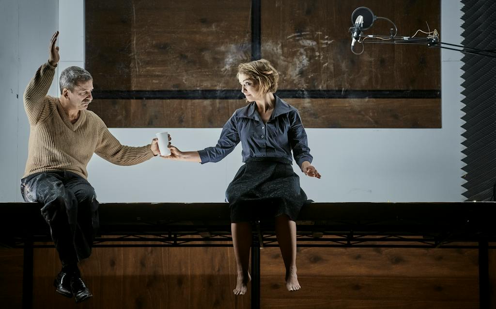 Činohra | Maryša: David Prachař (Vávra), Pavla Beretová (Maryša) – foto: Martin Špelda