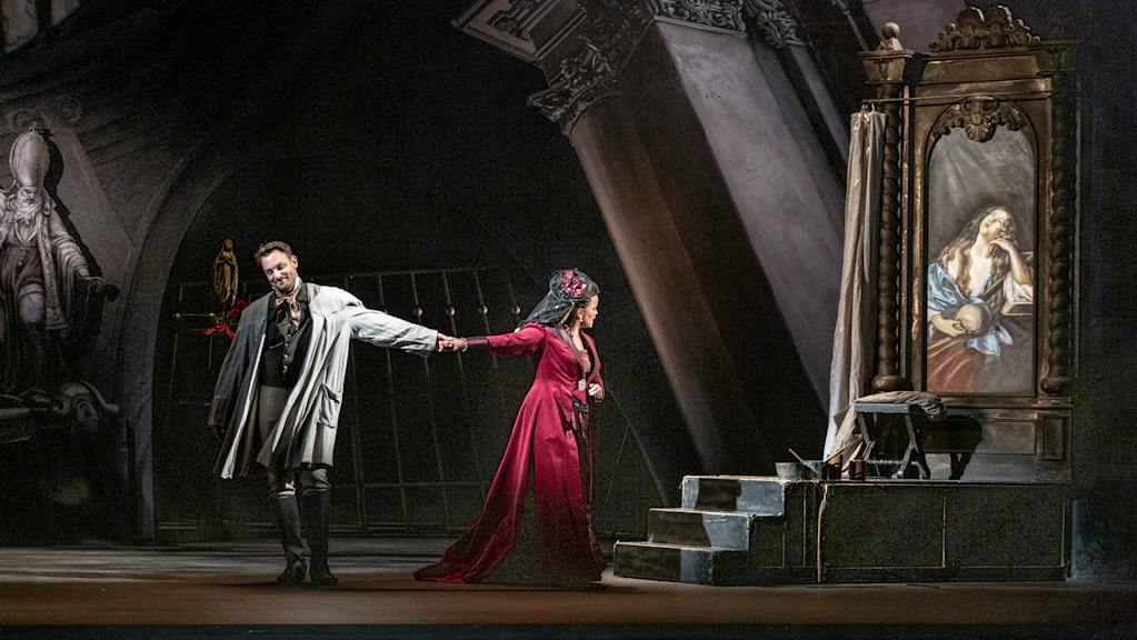 Opera SO | Tosca - Pavel Černoch a Petra Alvarez Šimková; foto: Patrik Borecký