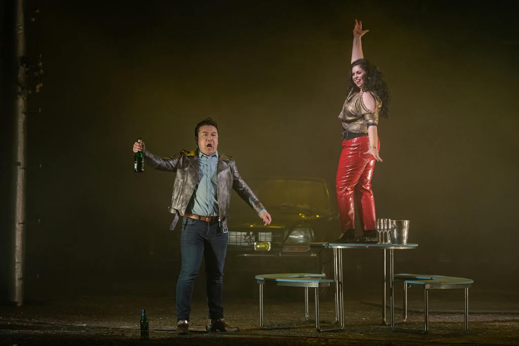 Opera | Rigoletto: Jana Sýkorová (Maddalena) a Long Long (Vévoda mantovský) - foto: Serghei Gherciu