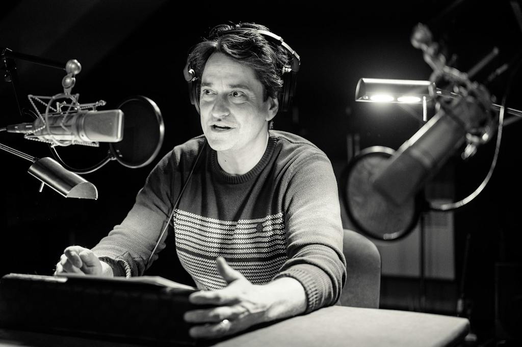 Saša Rašilov při natáčení projektu Ty v mém domě (foto: Petr Neubert)