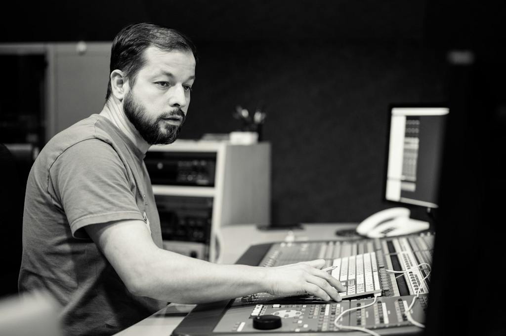 Jan Veselý při natáčení projektu Ty v mém domě (foto: Petr Neubert)