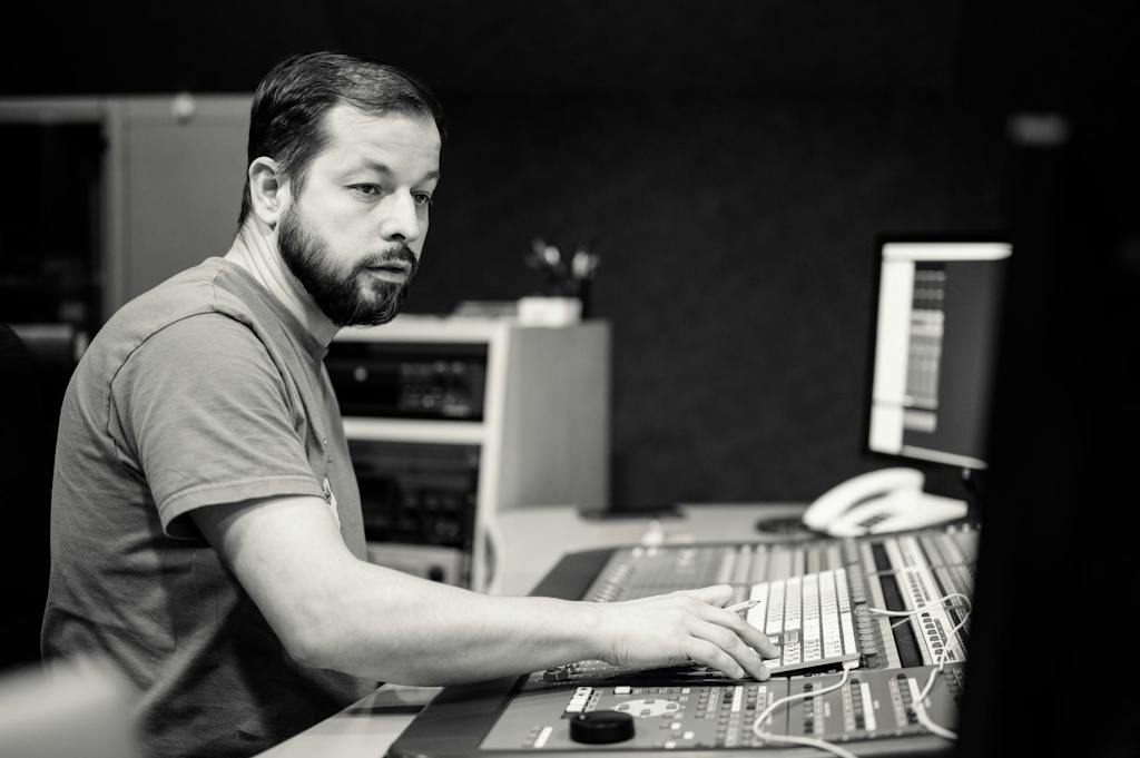Jan Veselý při natáčení projektu Ty v mém domě (foto: Petr Neubert)