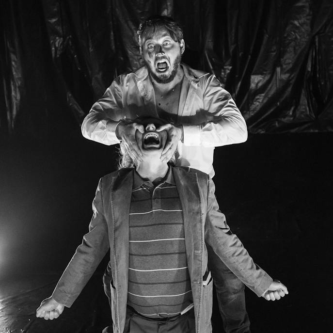State Opera I Flammen: Josef Palán (Don Juan’s Father), Denys Pivnickij (Don Juan) – photo: Zdeněk Sokol
