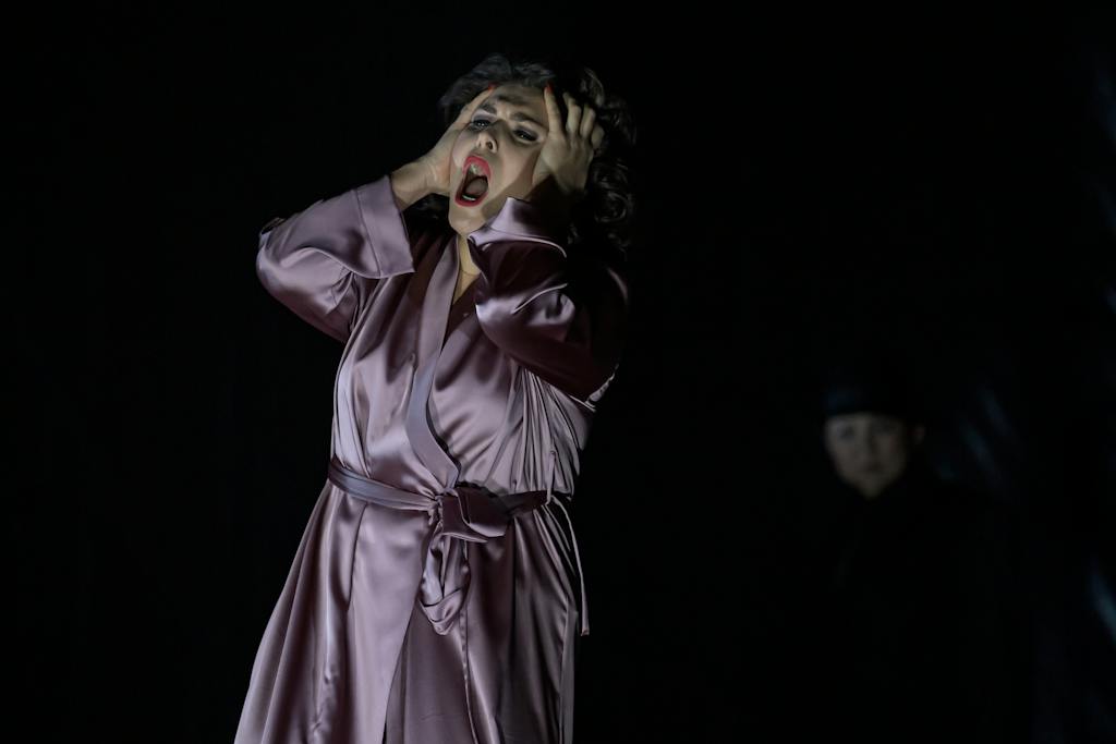 State Opera I Flammen: Victoria Khoroshunova (Donna Anna / Nun / Woman) – photo: Serghei Gherciu
