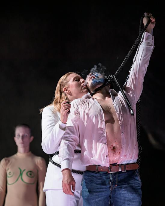 State Opera I Flammen: Tone Kummervold (La Morte), Denys Pivnickij (Don Juan), National Theatre Opera Ballet – photo: Serghei Gherciu