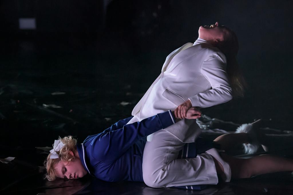 State Opera I Flammen: Tamara Morozová (Marguerite), Tone Kummervold (La Morte) – photo: Serghei Gherciu