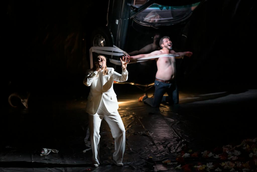 State Opera I Flammen: Tone Kummervold (La Morte), Denys Pivnickij (Don Juan) – photo: Serghei Gherciu