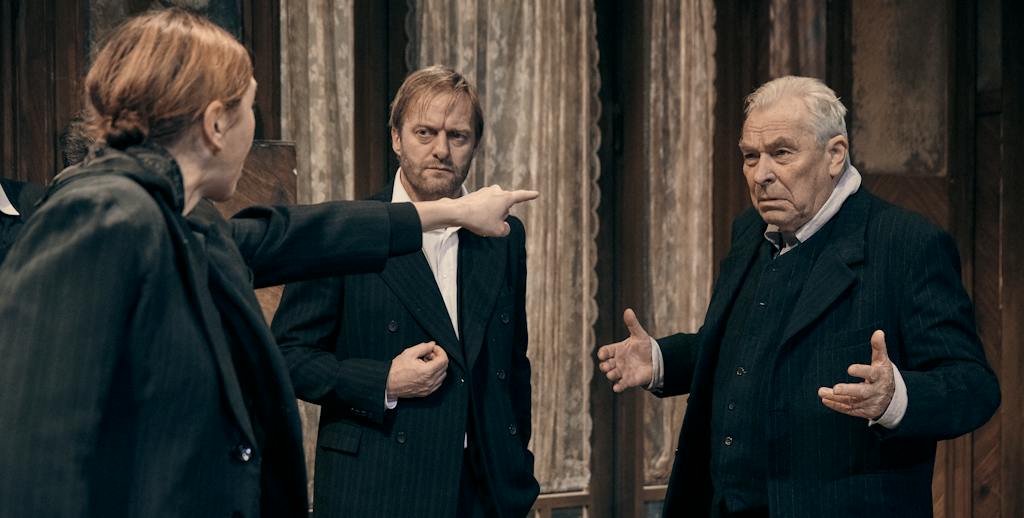 Drama | Hordubal: Zuzana Stivínová (Polana Hordubalová), Jan Bidlas (Vasil Gerič), Alois Švehlík (Andrej Pjosa) – photo: Martin Špelda