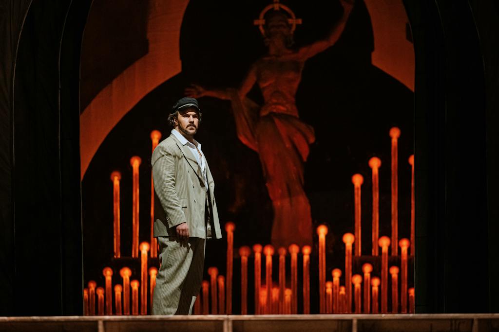 Státní opera I Sedlák kavalír: Daniel Scofield (Tonio (Alfio)) – foto: Jan Hromádko