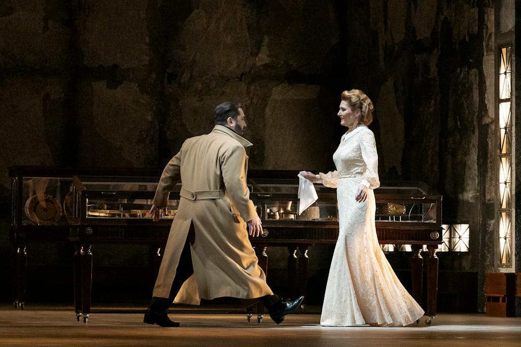 Státní opera I Nabucco: Richard Samek (Ismael), Markéta Cukrová (Fenena) – foto: Zdeněk Sokol