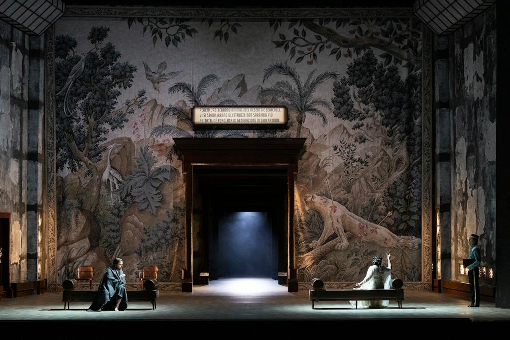 Státní opera I Nabucco: Štěpán Drobit (Nabucco), Oksana Nosatova (Abigail) – foto: Zdeněk Sokol