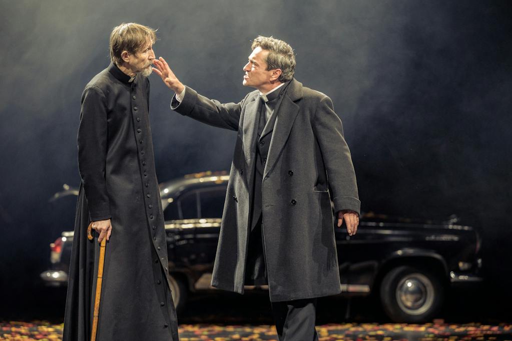 Drama | White Water: Vladimír Javorský (Alois Stauber), Saša Rašilov (Leopold Plojhar) – photo: Petr Neubert