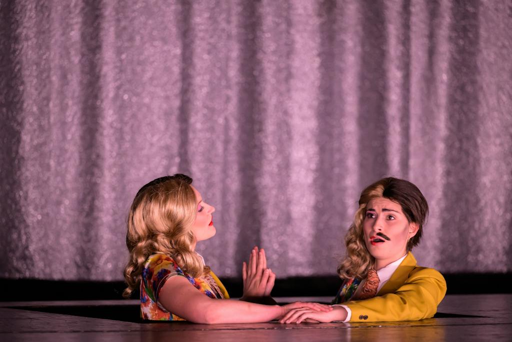 State Opera I Le Grand Macabre: Arnheiður Eiríksdóttir (Amando), Magdaléna Hebousse (Amanda) – photo: Serghei Gherciu
