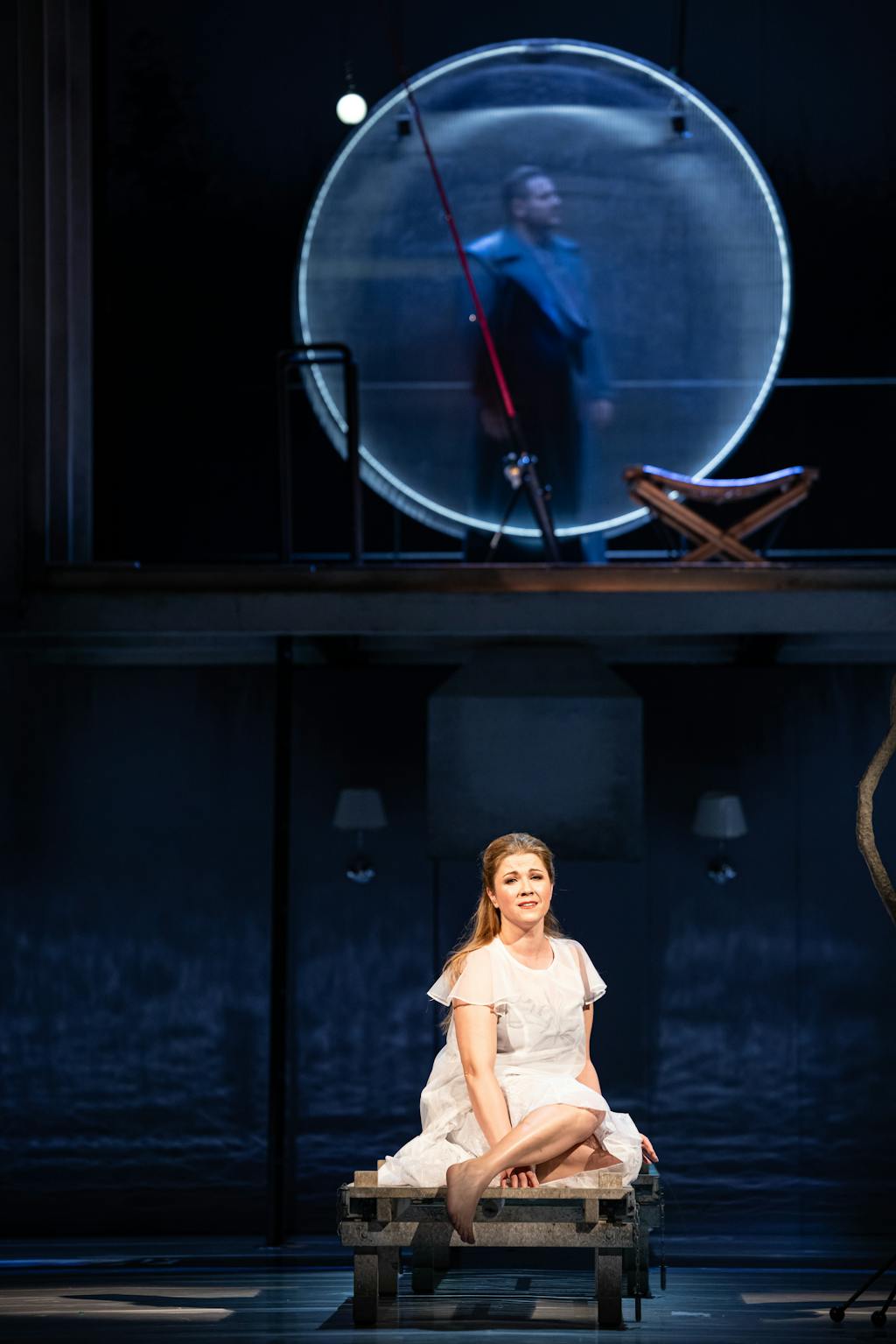 Opera ND I Rusalka: Kateřina Kněžíková (Rusalka), Michajlo Malafij (Princ) – foto: Pavel Hejný