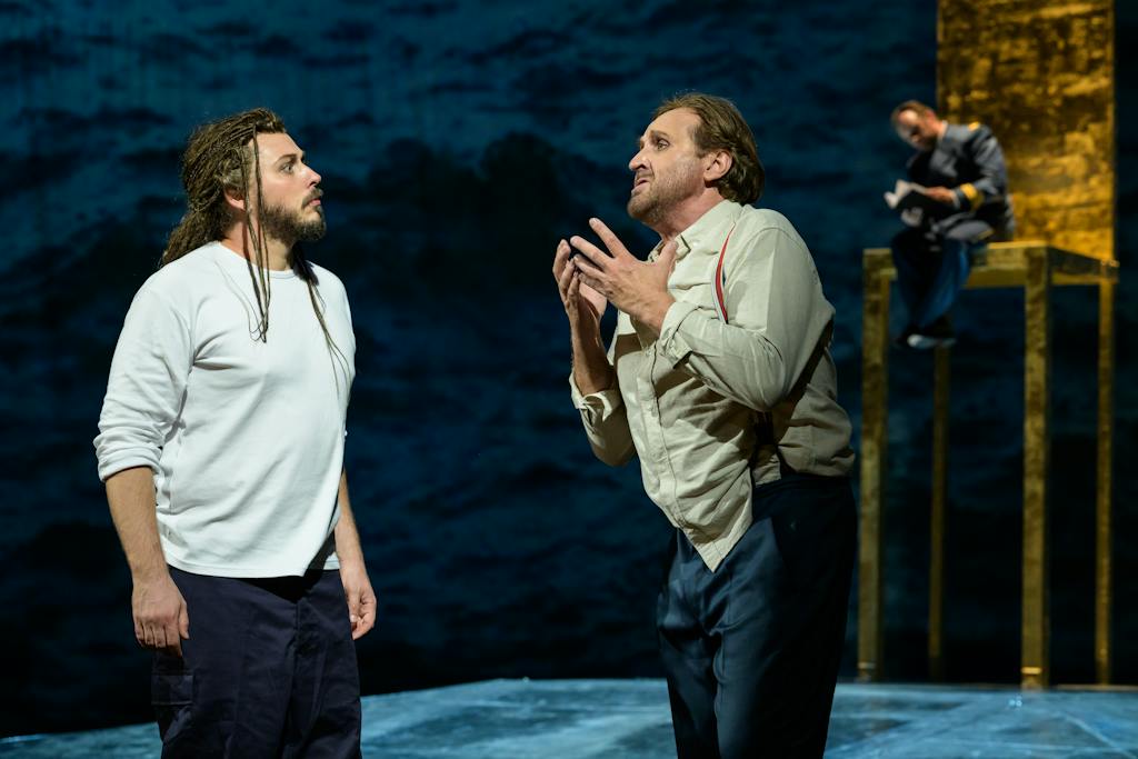 Státní opera I Otello:  Denys Pivnickij (Otello), Mikołaj Zalasiński (Jago) – foto: Serghei Gherciu