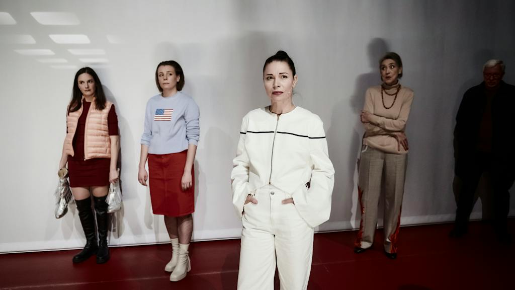 Drama | 100 Songs: Madgaléna Borová, Veronika Lazorčáková, Kateřina Winterová, Johanna Tesařová – photo: Martin Špelda
