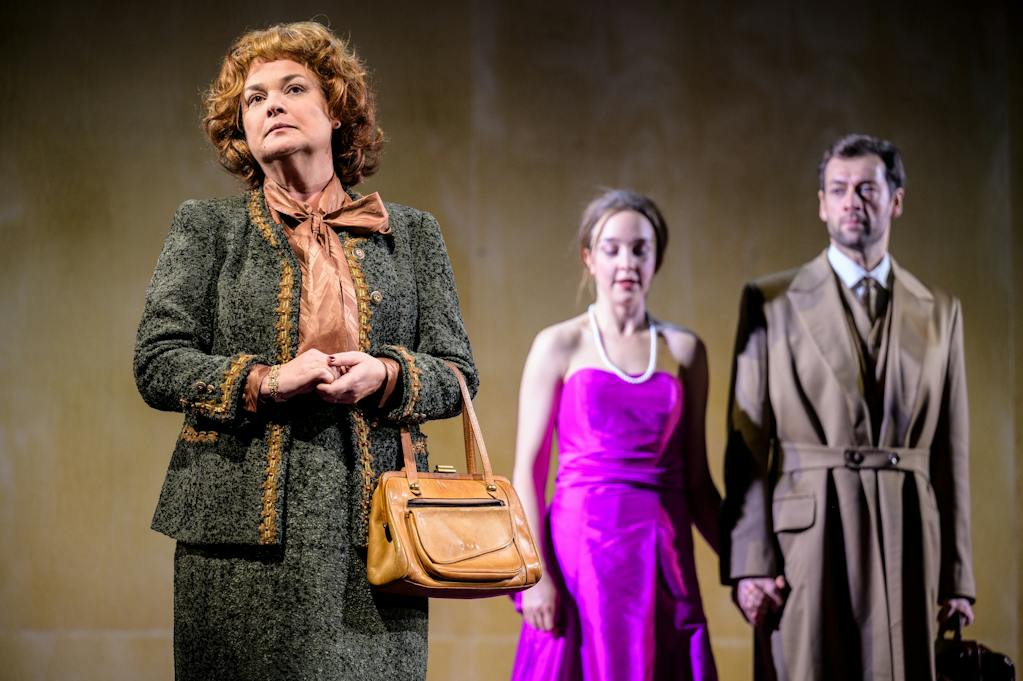Drama | Madame Bovary – costume rehearsal: Martina Preissová (The elder Madame Bovary), Denisa Barešová (Emma Bovary), Radúz Mácha (Charles Bovary) – photo: Petr Neubert