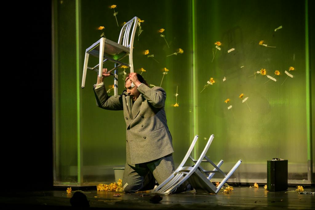 Opera I Idomeneo: Evan LeRoy Johnson (Idomeneo) – photo: Serghei Gherciu