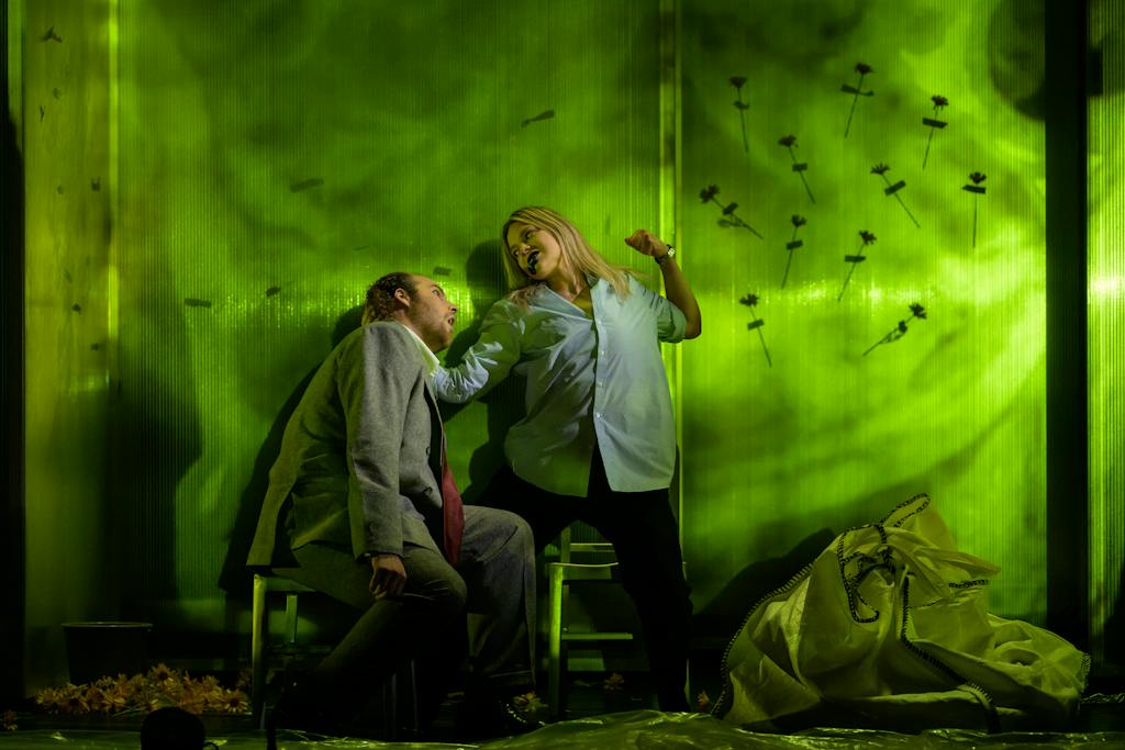 Opera I Idomeneo: Evan LeRoy Johnson (Idomeneo), Rebecka Wallroth (Idamante) – photo: Serghei Gherciu