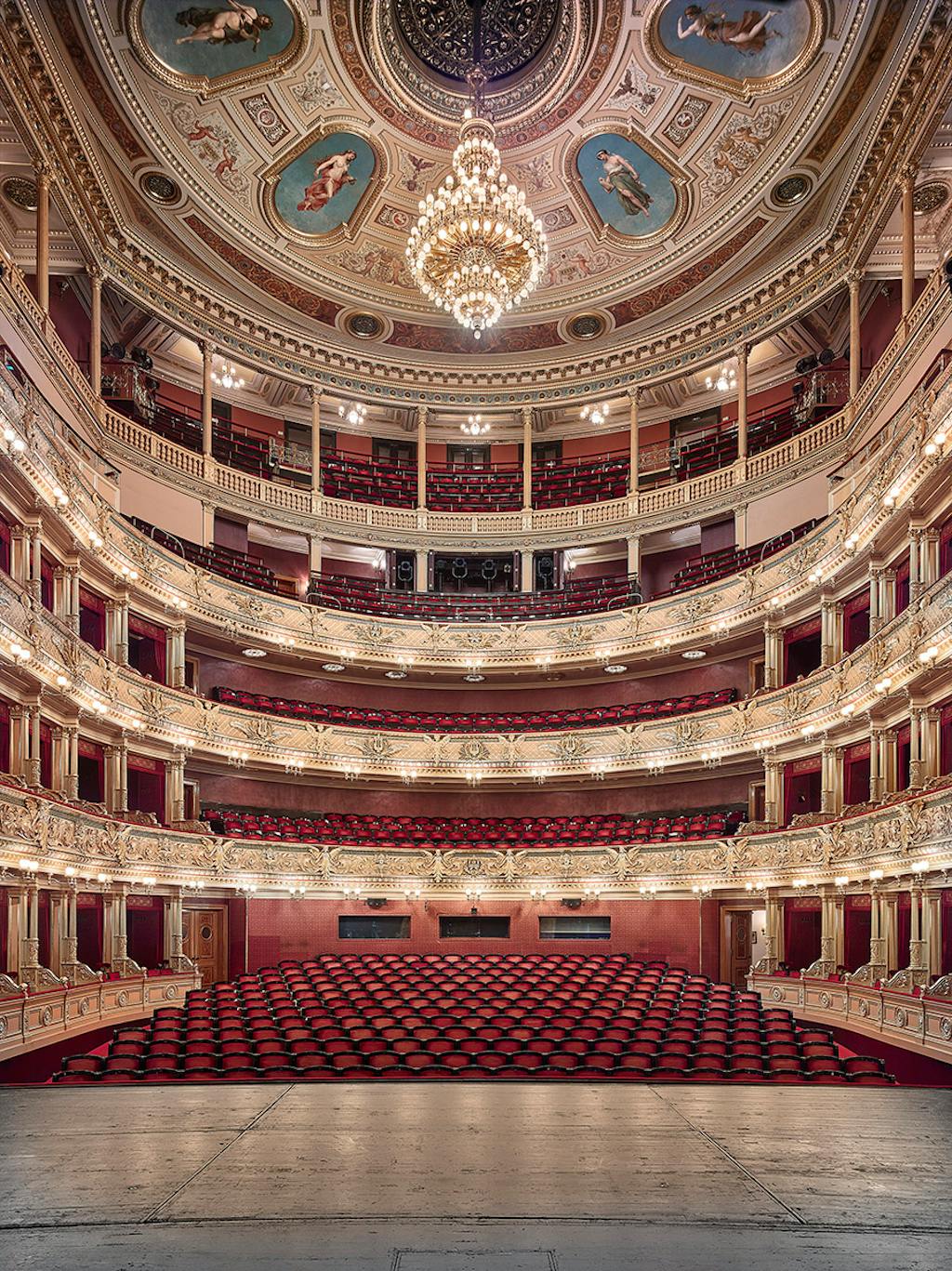 The National Theater - auditorium and chandelier