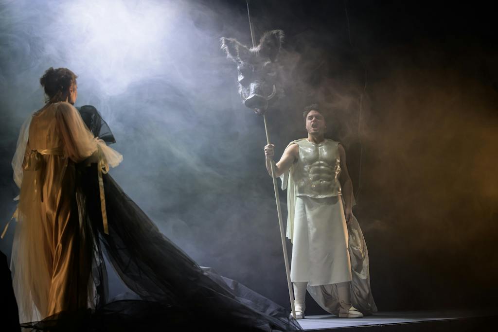 Opera | Dido a Aeneas: Markéta Cukrová (Dido), Lukáš Bařák (Aeneas) – foto: Serghei Gherciu