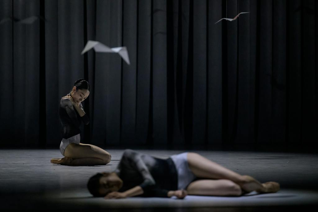 Balet ND | Avant-Garde (4 Seasons) (kostýmní zkouška); Natsuki Nishiyama a Nana Nakagawa- foto: Serghei Gherciu